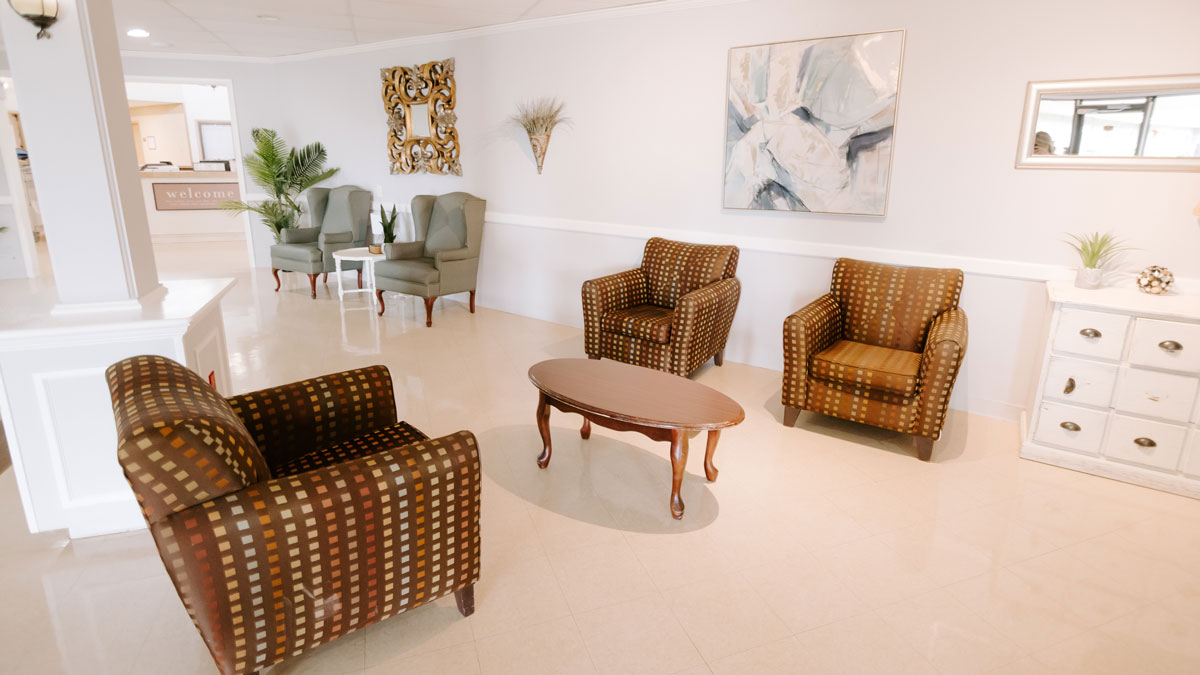 Sitting Area at The Pines Nursing and Rehabilitation Center